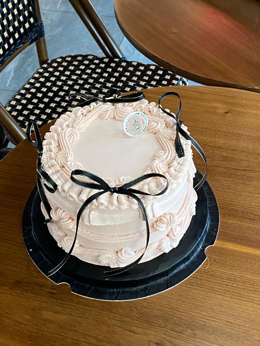 黑色蝴蝶结蛋糕 商品图0