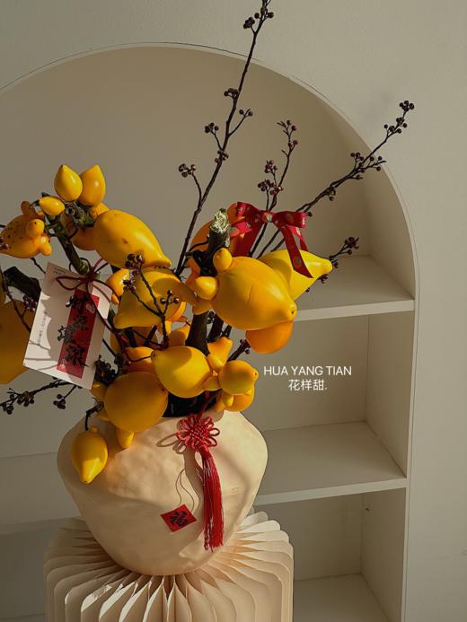 龙年限定  五福临门 · 陶瓷盆花 商品图1