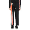 GCDS 男士橙色徽标提花棉质休闲运动裤 黑色 ASS19M030011 ORANGE 商品缩略图0
