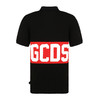 GCDS 男士字母徽标印花棉质短袖polo衫 黑色 ACC94U020078 BLACK 商品缩略图2