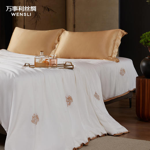 万事利“灵龙颂福”纯蚕丝被 商品图2