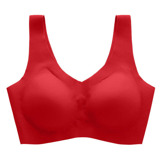 【U领/V领无痕内衣】【2件减39】无痕无钢圈无束缚文胸 弹力超大明星同款Ubras睡眠运动内衣女(不退不换）H241271158 商品图13