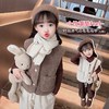 2023秋冬新款儿童羊羔毛马甲男女童加厚保暖韩版洋气纯色马夹童装 商品缩略图2