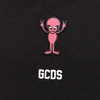 GCDS 男士外星人徽标贴花棉质短袖T恤 黑色 FW23M13067302 商品缩略图3