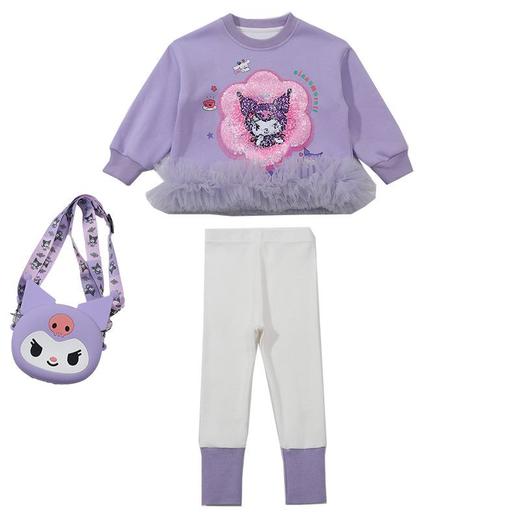 女童网纱卫衣套装2024春季新款韩版两件套一件代发洋气网红童装潮 商品图4