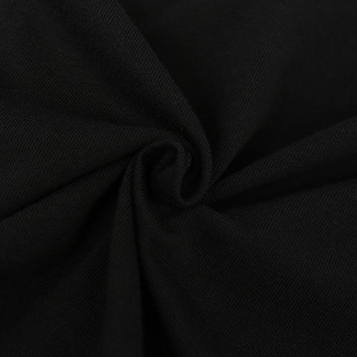 GCDS 男士字母徽标印花棉质圆领短袖T恤 黑色 ACC94U020073 BLACK 商品图3