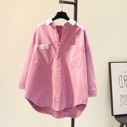 春装新款【白衬衫女内搭外穿 休闲上衣】宽松日常 设计感小众 棉长袖衬衣潮 商品图2