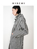 HIDEMI黑白格纹极简设计感长款风衣套装 商品缩略图7