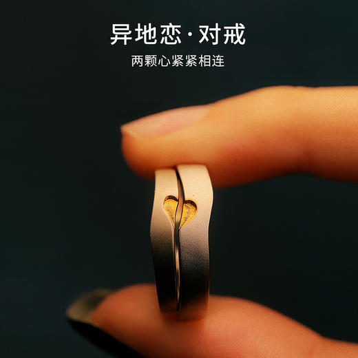 Winy925纯银真爱印记戒指送女友闺蜜节日生日礼物 商品图0