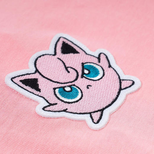 GCDS 女士宝可梦徽标贴花棉质圆领短袖T恤 粉色 APK19W020007 PINK 商品图2