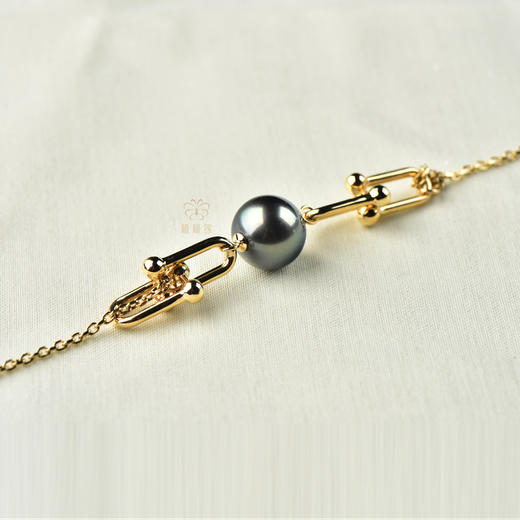 【彗星】时尚黑珍珠手链-ZZ2401117 商品图1