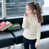 女童爱心高领毛衣冬季2023新款宝宝韩版洋气打底衣童装潮 商品缩略图0