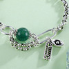 子佩集S925银串珠复古手链【TSB0001-25】绿水晶手链算盘元宝2402 商品缩略图2