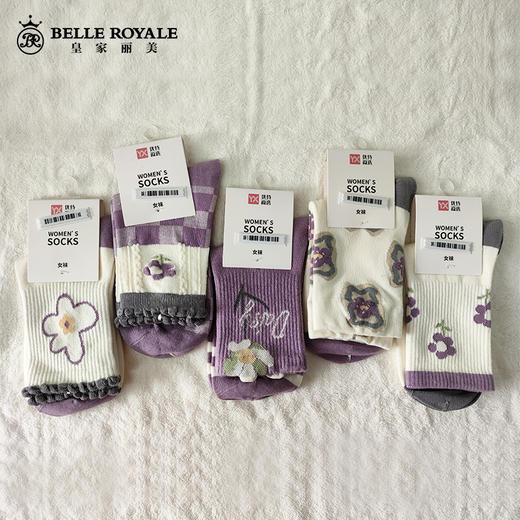 【19.9元3双，数量拍3】优待源选清仓棉袜女款男士精梳棉羊毛秋冬厚袜子中筒YXMW012 商品图6