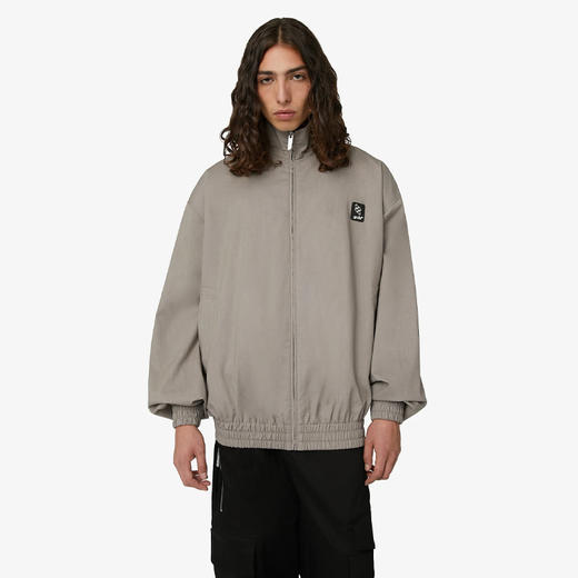 GCDS 男士大廓形斜纹布夹克外套 灰色 FW23M19053710 商品图1
