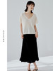 2024SS 15.38V领短袖羊绒衫 商品缩略图1
