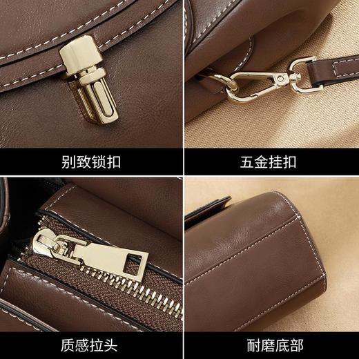 Viney小众包包女秋冬2023新款女包斜挎包批发小方包百搭真皮单肩小包潮 商品图2