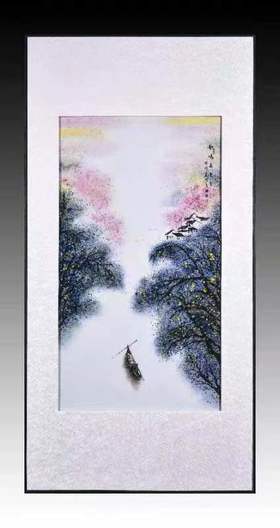 万里春瓷板