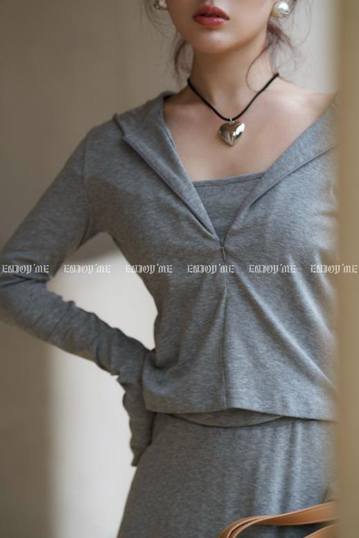 【门店同款】ENJOY春季慵懒风连帽半裙套装 155944786 商品图8