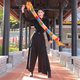 乌啼霜满阔腿裤|不规则设计 | 现货加急发