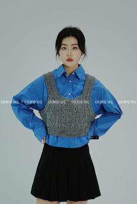 【门店同款】ENJOY春季韩系简约百褶裙 156107883