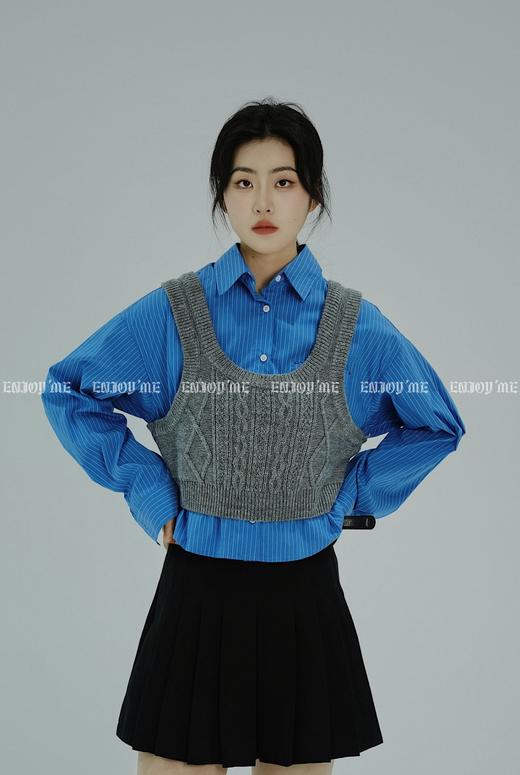 【门店同款】ENJOY春季韩系简约百褶裙 156107883 商品图0