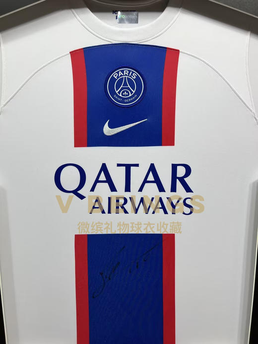 收藏系列 梅西 巴黎圣日耳曼正面 亲笔签名球衣 商品图2