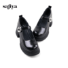 Safiya/索菲娅2024春季学院风配裙子甜酷粗高跟厚底JK玛丽珍鞋 SF41112405 商品缩略图4