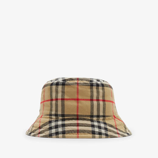 【一】BURBERRY 巴宝莉 男女通用格纹棉质渔夫帽 格子 8075657 A7026 商品图0