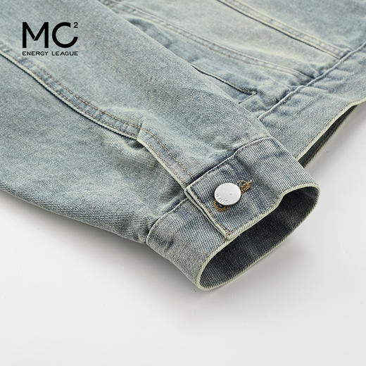 韩版时尚宽松怀旧复古牛仔外套J4212610 商品图3