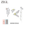 【ZEGL耳妆盘】印象花园系列蜻蜓蝴蝶耳环耳夹女无耳洞耳骨夹耳饰 商品缩略图2