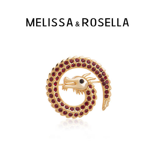 MELISSA&ROSELLALoong系列满钻蟠龙胸针 商品图4