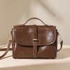 Viney包包女包2023新款托特包斜挎手提包真皮时尚秋冬单肩邮差包 商品缩略图1