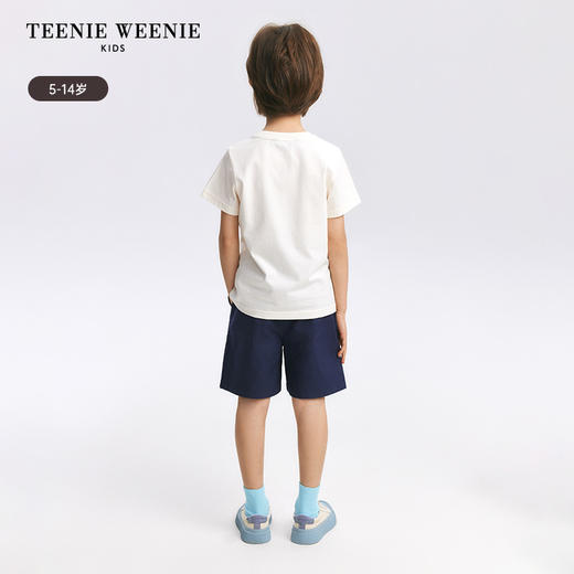 TeenieWeenie Kids小熊童装春夏男童简约休闲弹力亲肤短裤TKTH246309N 商品图3