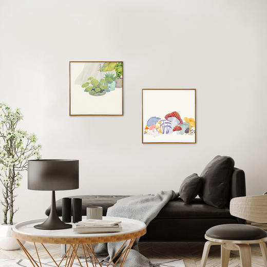 多喜爱布艺装饰画 美好寓意绿植系列野趣/绿意cs 商品图3