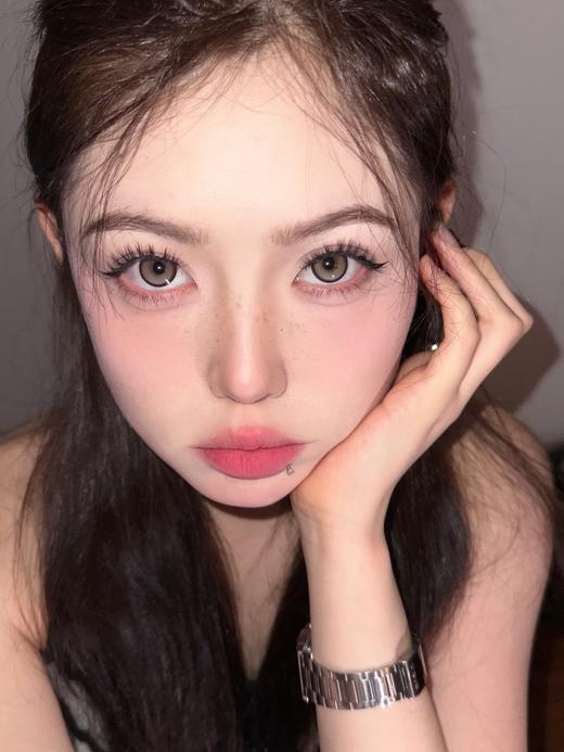 runaco 月抛 全巧淡奶 直径14.5mm着色13.8mm 商品图0