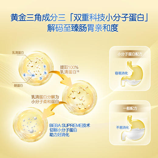 德国 雀巢（BEBA）至尊版婴幼儿奶粉3段 830g（新包装） 商品图4