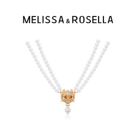 MELISSA&ROSELLALoong系列富贵小萌龙 珍珠choker短项链