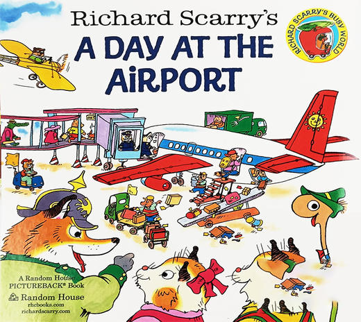 飞机场的一天 英文原版 Richard Scarry’s A Day at the Airport 英文版原版儿童绘本 斯凯瑞金色童书 儿童故事书 正版英语书 商品图2