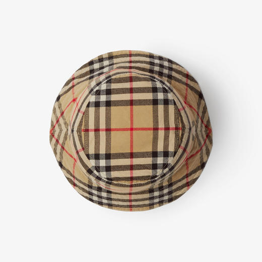 【一】BURBERRY 巴宝莉 男女通用格纹棉质渔夫帽 格子 8075657 A7026 商品图1