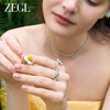 ZEGL设计师雏夏系列小雏菊蜜蜂戒指女简约可爱开口指环花朵食指戒 商品缩略图3
