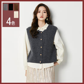 馥迦洋气春款马甲/衬衫/百褶裙【现场砍价】