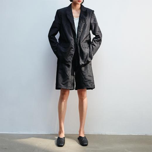 LIYIHAN褶皱宽松五分裤Y241K06090 商品图2