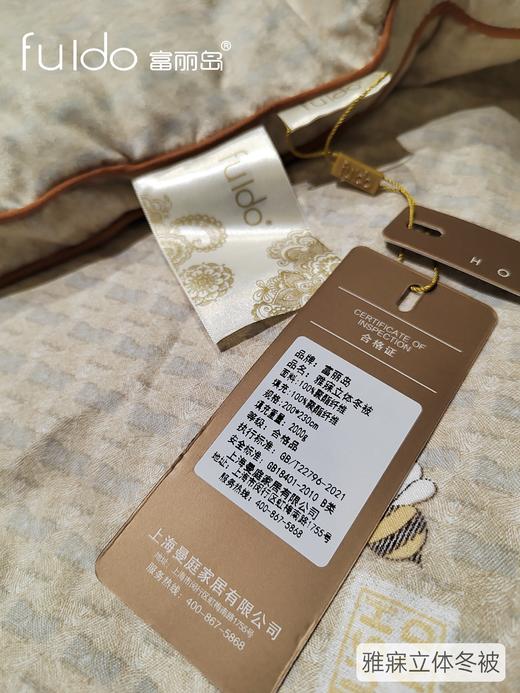 富丽岛家纺雅寐立体冬被 商品图1