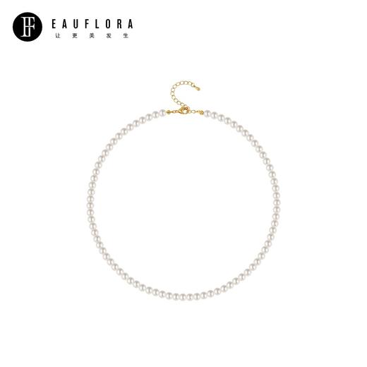 『净月』圆形仿珍珠百搭项链-5MM 商品图0