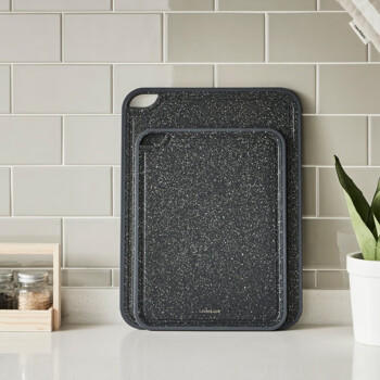 乐扣乐扣（LOCK&LOCK）抗菌防霉防滑双面塑料家用菜板防溢砧板擀面水果切菜板黑色大号 商品图2