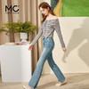 mc2脚口开叉牛仔微喇裤女装2024春季新款修身显瘦时尚气质款穿搭 商品缩略图1