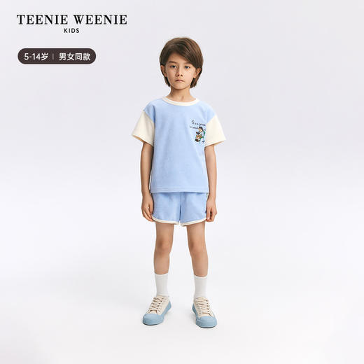 TeenieWeenie Kids小熊童装春夏男女童舒适亲肤运动套装TKCZ246374N 商品图0