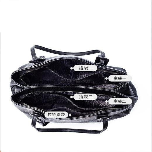 Viney托特包包2023新款女包单肩大容量高级感秋冬真皮大包通勤包 商品图3