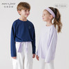 【速干防晒】马克珍妮男女童亲肤棉感运动T恤儿童春装上衣240295 商品缩略图1